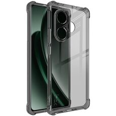 Per Realme GT 6T 5G Global imak Custodia in TPU antiurto per airbag (nero trasparente)