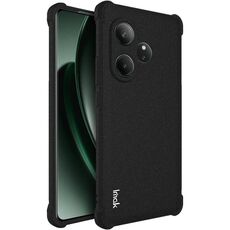 Per Realme GT 6T 5G Global imak Custodia in TPU antiurto per airbag (nero opaco)