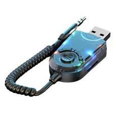 Ricevitore musicale Bluetooth per auto W9 Adattatore USB Bluetooth 5.3 Ricevitore audio wireless