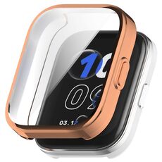 Per Amazfit Bip 5 Unity Custodia per orologio in TPU a copertura totale (placcato in oro rosa)