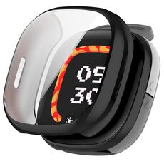 Custodia morbida per orologio elettrolitico in TPU con copertura totale Fitbit Ace LTE (nera)