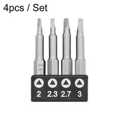 4 pz/set Triangolo in acciaio al cromo vanadio Set di punte per riparazione elettrodomestici Accessori per trapano elettrico con magnetico