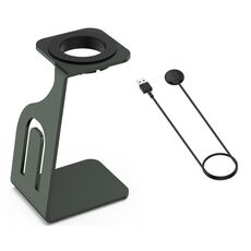 Per Fitbit Ace LTE Supporto di ricarica per orologio in lega di alluminio con caricatore (grigio)