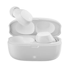 Auricolari wireless Bluetooth 5.3 con microfono Pro mini AI con cancellazione del rumore (bianco)