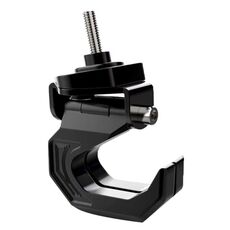 Articolo per bici elettrica per moto Ganci doppi mobili Accessori per la modifica del gancio per casco in alluminio (nero)