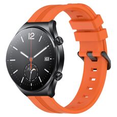 Per Xiaomi MI Watch S1 Cinturino in silicone a strisce concave da 22 mm (arancione)