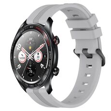 For Honor Watch Dream Cinturino in silicone a strisce concave da 22 mm (grigio)