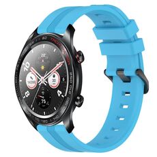 For Honor Watch Dream Cinturino in silicone a strisce concave da 22 mm (azzurro cielo)