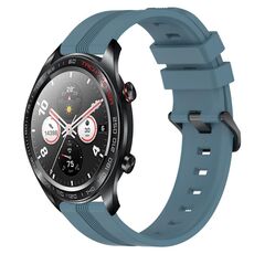For Honor Watch Dream Cinturino in silicone a strisce concave da 22 mm (Rock Cyan)