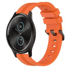 Per Garmin Garmin Move Style Cinturino in silicone a strisce concave da 20 mm (arancione)