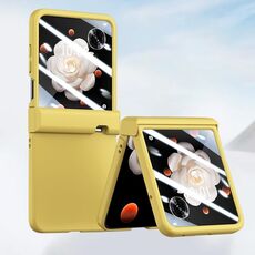 Per Honor Magic V Flip Custodia per telefono antiurto integrata in tre fasi per PC Skin Feel (giallo limone)