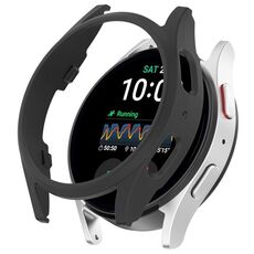 Per Samsung Galaxy Watch 7 40 / 44mm Custodia protettiva per orologio PC vuota in confezione mezza (nera)