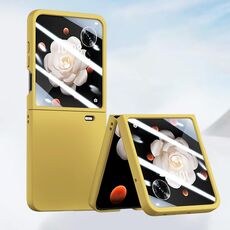 Per Honor Magic V Flip Custodia per telefono antiurto integrata per PC Skin Feel (giallo limone)