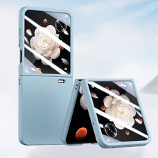 Per Honor Magic V Flip Custodia per telefono antiurto integrata per PC Skin Feel (blu cielo)