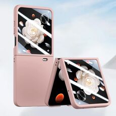 Per Honor Magic V Flip Custodia per telefono antiurto integrata per PC Skin Feel (rosa)