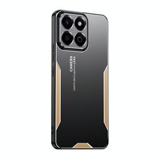 Custodia per telefono in metallo ibrido TPU serie Blade per Honor Play 60 Plus (oro)