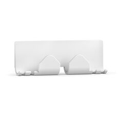 Gancio portacavi per computer desktop (bianco)