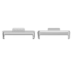 Per Huawei Watch Fit3 20mm 1 paio di connettori per cinturino in metallo in lega di zinco (argento)