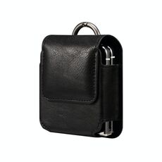 Pochette universale appesa alla vita del telefono cellulare con schermo pieghevole (nera)