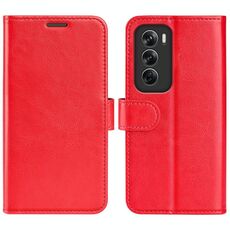 Per OPPO Reno12 Pro 5G Global R64 Custodia per cellulare in pelle con texture orizzontale (Rosso)