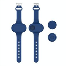 Custodia con cinturino impermeabile in silicone per dispositivo anti-smarrimento per Samsung Galaxy SmartTag2 (blu)
