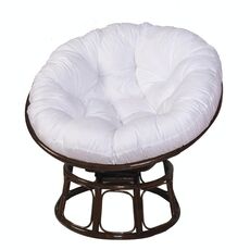 Cuscino per culla amaca morbido rotondo multifunzionale ispessito 100x100 cm (bianco)