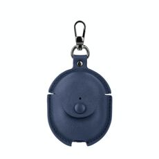 Custodia protettiva per auricolari in pelle Business Redmi Buds 4 con gancio (blu)