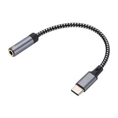 Cavo audio AUX da 3,5 mm femmina a tipo C da 13 cm (grigio) EDA006781701A