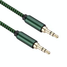 Cavo audio AUX da 3,5 mm maschio a 3,5 mm maschio da 0,5 m (verde)