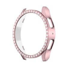 Custodia protettiva per orologio PC Diamond Hollow per Samsung Galaxy Watch FE 40 mm (oro rosa)