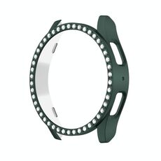 Custodia protettiva per orologio PC Diamond Hollow per Samsung Galaxy Watch FE 40 mm (verde)