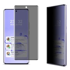 Per Realme GT 6 5G Global imak 3D Curvo Privacy Schermo Intero Pellicola in Vetro Temperato