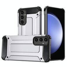 Per Samsung Galaxy S23 FE Magic Armor TPU + custodia per PC (argento)
