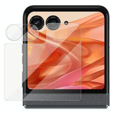 Per Motorola Razr 50 1 set pellicola per obiettivo integrata imak + adesivo per schermo posteriore in vetro