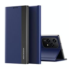 Per Honor 200 Lite Custodia per telefono in pelle ad adsorbimento elettrolitico laterale globale (blu scuro)