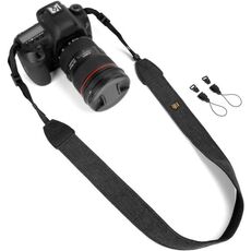Tracolla per fotocamera in tela con fibbie a sgancio rapido per fotocamera DSLR / SLR