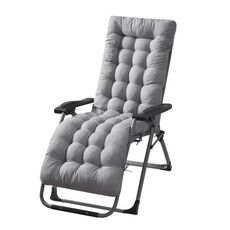 Cuscino per sedia a dondolo da giardino con cuscino reclinabile da casa, spesso 170x53x8cm (grigio)