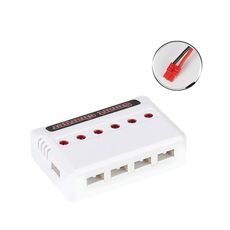 Caricatore USB per drone con batteria al litio da uno a sei da 3,7 V, colore: porta XH4.0 bianca