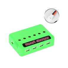 Caricatore USB per drone con batteria al litio da uno a sei da 3,7 V, colore: porta XH2.54 verde