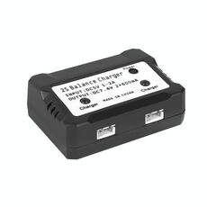 Caricatore USB con protezione da sovraccarico della batteria al litio da 7,4 V uno a due con luce (spina XH-3P)