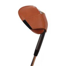 Copertura in pelle per mazza da golf Copertura protettiva per cappuccio mazza da golf (marrone)