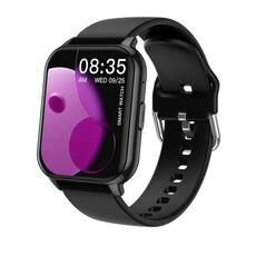 Lo smartwatch con schermo IPS CY12 da 1,9 pollici supporta chiamate vocali/monitoraggio della salute (nero)