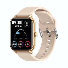 Lo smartwatch con schermo quadrato IPS CY13 da 1,9 pollici supporta chiamate Bluetooth/monitoraggio della salute (oro)