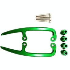 Per Kawasaki Z650 2017-2018 bracciolo posteriore per sedile moto (verde)