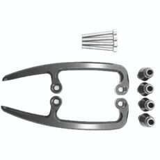 Per Kawasaki Z650 2017-2018 Arco di tiro del bracciolo del sedile posteriore del motociclo (titanio)