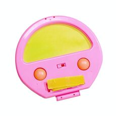 Giocattoli con palline a clip a mano per bambini Giocattoli da pong a mano per genitori e bambini all'aperto con 2 palline (rosa)
