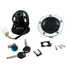 Per Kawasaki ZX-6R/Z1000 Set di tappi del serbatoio del carburante con accensione a blocco