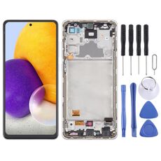 Per Samsung Galaxy A72 4G SM-A725 6,43 pollici Display LCD originale digitalizzatore assemblaggio completo con cornice (bianco)