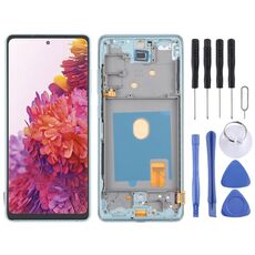 Per Samsung Galaxy S20 FE SM-G780F 6,43 pollici OLED LCD Screen Digitizer assemblaggio completo con cornice (Verde)