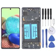 Per Samsung Galaxy A71 5G SM-A716B 6,43 pollici OLED LCD Screen Digitizer assemblaggio completo con cornice (Nero)